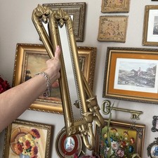 Vintage gold mirrored for sale  San Antonio