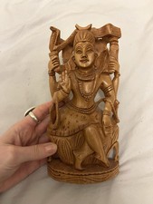 Wooden shiva statue for sale  BISHOP AUCKLAND