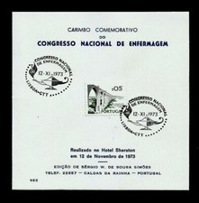 Usado, PORTUGAL-Folha Miniatura Nº362,c/CARIMBO "Congresso Nacional Enfermagem-1973". comprar usado  Enviando para Brazil