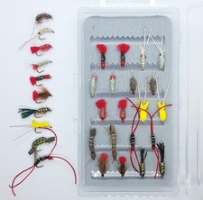 Usado, Ninfas de moscas mullet/seleções de caixa úteis moscas de pesca em água salgada comprar usado  Enviando para Brazil