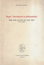 Pozzo riccardo..hegel introduc usato  Italia