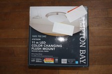 (1 paquete) Hampton Bay Stetson 1 luz LED integrado seleccionable CCT montaje empotrado  segunda mano  Embacar hacia Mexico