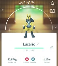 Usado, Pokémon Go Shiny Lucario ✨ PoGo 💛 comprar usado  Enviando para Brazil