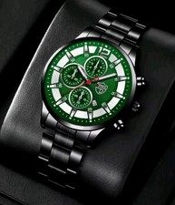 Mens watch black for sale  GLASGOW