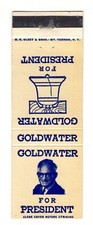 Goldwater president matchbook for sale  Lewisville