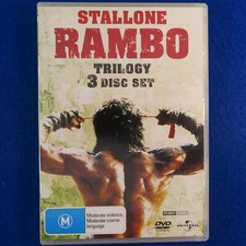 Trilogia Rambo-Primeiro Sangue/Primeiro Sangue Parte 2/Rambo 3 - DVD - Região 4!! comprar usado  Enviando para Brazil