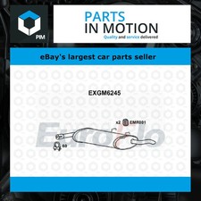 Exhaust back rear for sale  UK