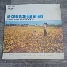 Tex Williams & The Sundowners – The Golden Hits Of Hank Williams 12" vinyl LP , używany na sprzedaż  Wysyłka do Poland