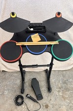 Conjunto de bateria sem fio Band Hero Wii bateria + controle de microfone Guitar Hero TESTADO comprar usado  Enviando para Brazil