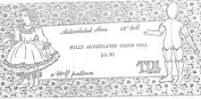 Vintage cloth soft for sale  Stockton