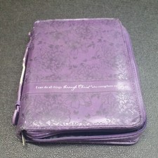 Zondervan 1994 Holy Reference Bible KJV Giant Print With Purple Case comprar usado  Enviando para Brazil