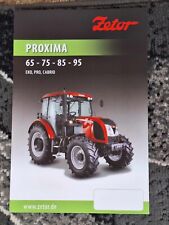 Zetor Proxima Broszura Ciągnik Ciągnik na sprzedaż  Wysyłka do Poland