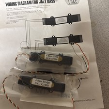 Sensor de renda caixa aberta J-Bass pescoço e ponte SKU 2100.2100B instruções incluídas, usado comprar usado  Enviando para Brazil