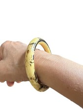 bracelet jonc ancien Art Deco Galalite Decoré Colore Collection comprar usado  Enviando para Brazil