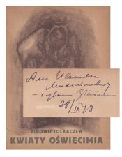 Używany, SIGNED! Zinowij Tolkaczew Kwiaty Oswiecimia (Flowers of Auschwitz), 1945 na sprzedaż  Wysyłka do Poland
