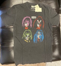 Camiseta KISS 1978 Álbuns Solos Colagem Sorte Vintage Lavagem Tamanho Pequeno Nova com Etiquetas, usado comprar usado  Enviando para Brazil