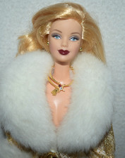 2001 HOLLYWOOD ESTRELA DE CINEMA ELENCO FESTA BARBIE com BRINCOS DE ORIGEM E COLAR ~ LEIA! comprar usado  Enviando para Brazil