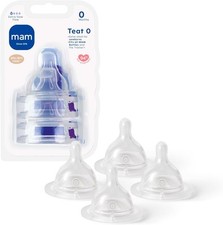 Tetinas MAM tamanho 0 | Pacote com 4 | Fluxo extra lento | Compatível com todas as garrafas MAM | Feitas de S comprar usado  Enviando para Brazil