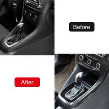 Acabamento da tampa do painel de câmbio de marchas interior fibra de carbono ABS para VW Golf 6 MK6 2008-12, usado comprar usado  Enviando para Brazil