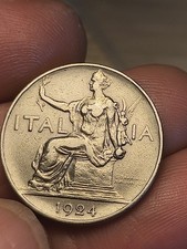 Moneta 1924 splendido usato  Roma