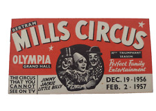 Bertram Mills Circus Olympia Grand Hall 1956-57 programa del 19 de diciembre al 2 de febrero segunda mano  Embacar hacia Argentina