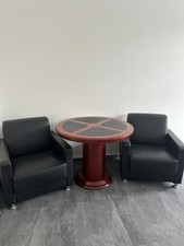 Büromöbel holztisch lederst� gebraucht kaufen  Berlin