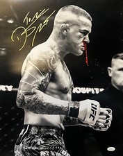 Dustin poirier autografata usato  Spedire a Italy