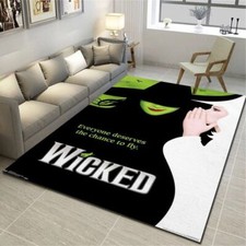 Tapete de área Wicked The Musical Key Art, tapete para sala de estar comprar usado Tapete de área Wicked The Musical Key Art, tapete para sala de estar comprar usado  Enviando para Brazil