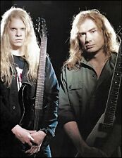 Guitarra Megadeth Dave Mustaine & Nevermore Jeff Loomis foto pin-up 8 x 11 comprar usado  Enviando para Brazil