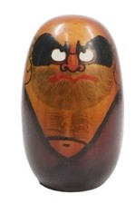 Boneca pequena de madeira vintage japonesa Sosaku Kokeshi “Daruma Taishi” H3” c1970s, usado comprar usado  Enviando para Brazil