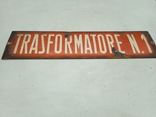 Insegna smaltata regie usato  Sarzana