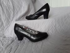 Hotter black leather for sale  LEEDS