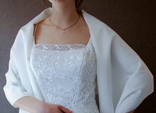 Stola weiß ivory gebraucht kaufen  Köln
