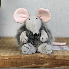 Mouse Jellycat Puffball - Mouse de bola cinza fofo brinquedo macio vintage aposentado 5" comprar usado  Enviando para Brazil