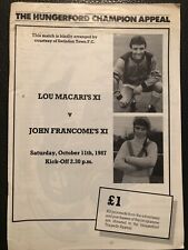 11.10.87. lou macari for sale  TELFORD