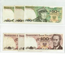 Polen banknoten zlotych gebraucht kaufen  Vreden