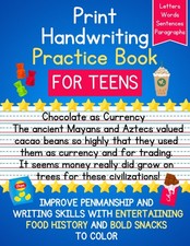 Print handwriting practice for sale  Interlochen