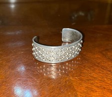 Bracelete vintage de prata esterlina 950 Taxco feito à mão por Manuel Porcayo Figueroa comprar usado  Enviando para Brazil