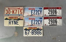 Nebraska license plate for sale  Meridian