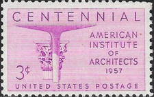 Eixo de cabeça tipo cogumelo Corinthian Capital 1957 EUA #1089 MNH 1957 comprar usado  Enviando para Brazil