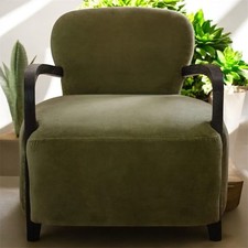 Aviator armchair olive for sale  MANCHESTER