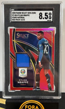 2020 Select UEFA Euro Kylian Mbappé Stars Patch Usado em Jogos Vermelho Prizm 14/25 SGC QUASE PERFEITO comprar usado  Enviando para Brazil