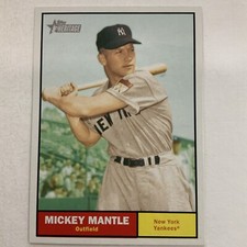 2010 Topps HERITAGE CHASE VARIATION MICKEY MANTLE 1961 HR RACE SP#56 HOF⚾️♨️h comprar usado  Enviando para Brazil