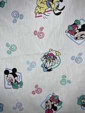 Usado, Cortinas vintage Dundee Disney para bebês com valance anexada (2 peças) Mickey Mouse comprar usado  Enviando para Brazil