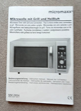Bedienungsanleitung mikrowelle gebraucht kaufen  Coswig