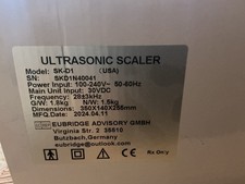 dental ultrasonic scaler for sale  LUDLOW