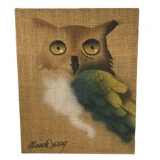 Vintage owl painting for sale  Denver