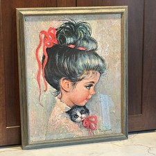 Vintage medeiros girl for sale  Wakarusa