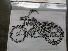 Motorrad strass bügelbild gebraucht kaufen  Heuchelheim