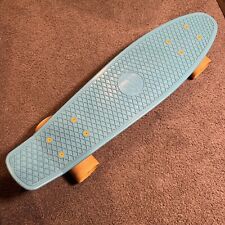 Usado, Ten Toes Board Emporium Skateboard Plastic Penny Board azul-petróleo e amarelo 22" Muito bom estado usado comprar usado  Enviando para Brazil